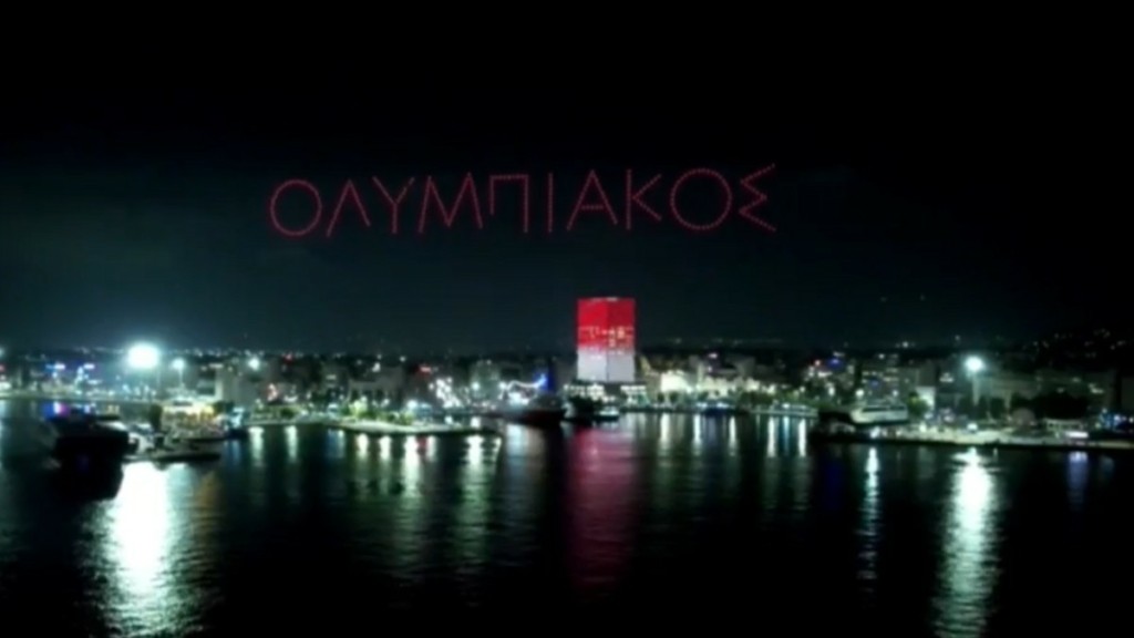 Ολυμπιακός: Μοναδικό drone show για τα 100 χρόνια των «ερυθρολεύκων» στον Πειραιά (Βίντεο – Φωτογραφίες)