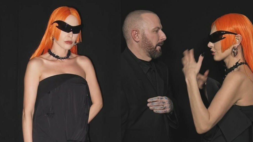 Τάμτα: Στο show του Balenciaga στο Παρίσι – Το εκκεντρικό look της με σύνολο του οίκου
