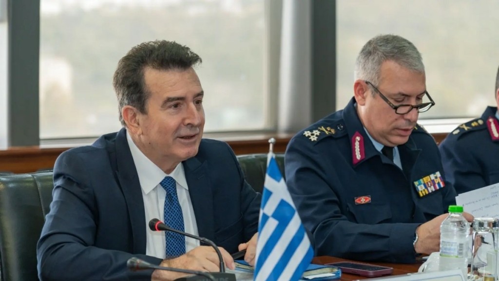 Μιχάλης Χρυσοχοΐδης: Συνάντηση με τον Εκτελεστικό Διευθυντή της FRONTEX
