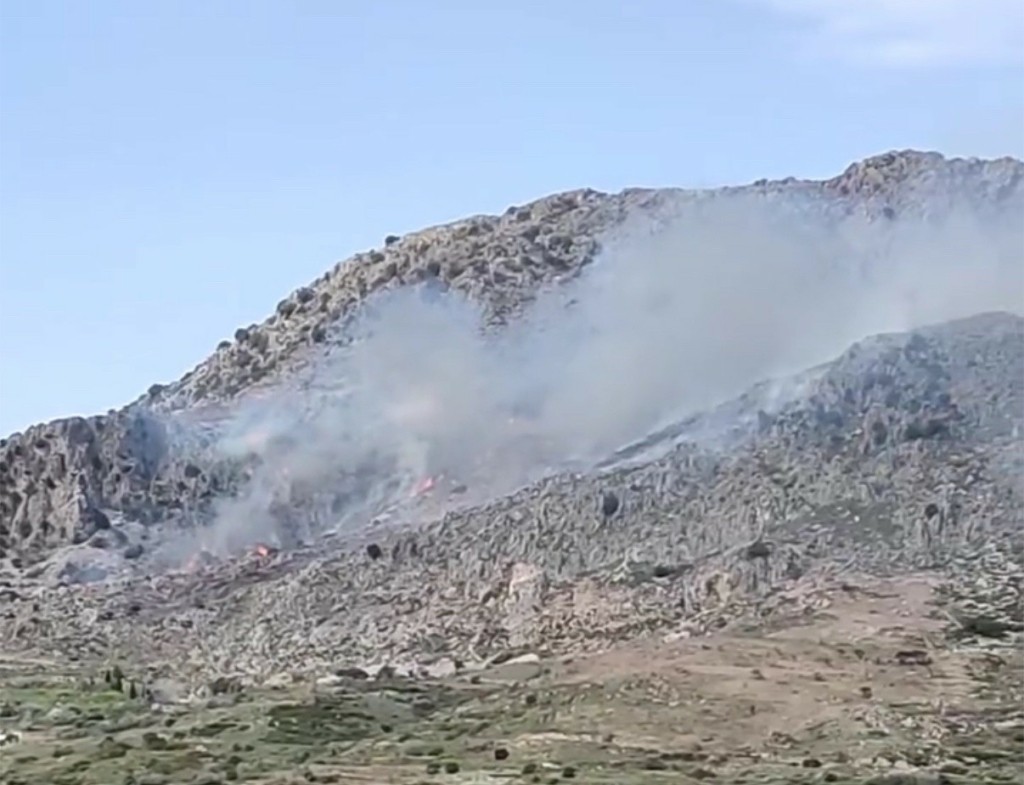 Ιεράπετρα: Φωτιά σε χαμηλή βλάστηση στην περιοχή Ορεινό (ΒΙΝΤΕΟ)