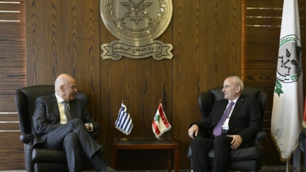 Επίσκεψη Δένδια στη Βηρυτό – Συναντήθηκε με τον Λιβανέζο ομόλογό του