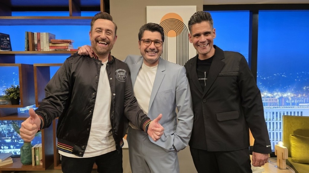 After Dark: Ο Θέμης Γεωργαντάς υποδέχεται τον Λάμπρο Κωνσταντάρα και τον Δημήτρη Ουγγαρέζο