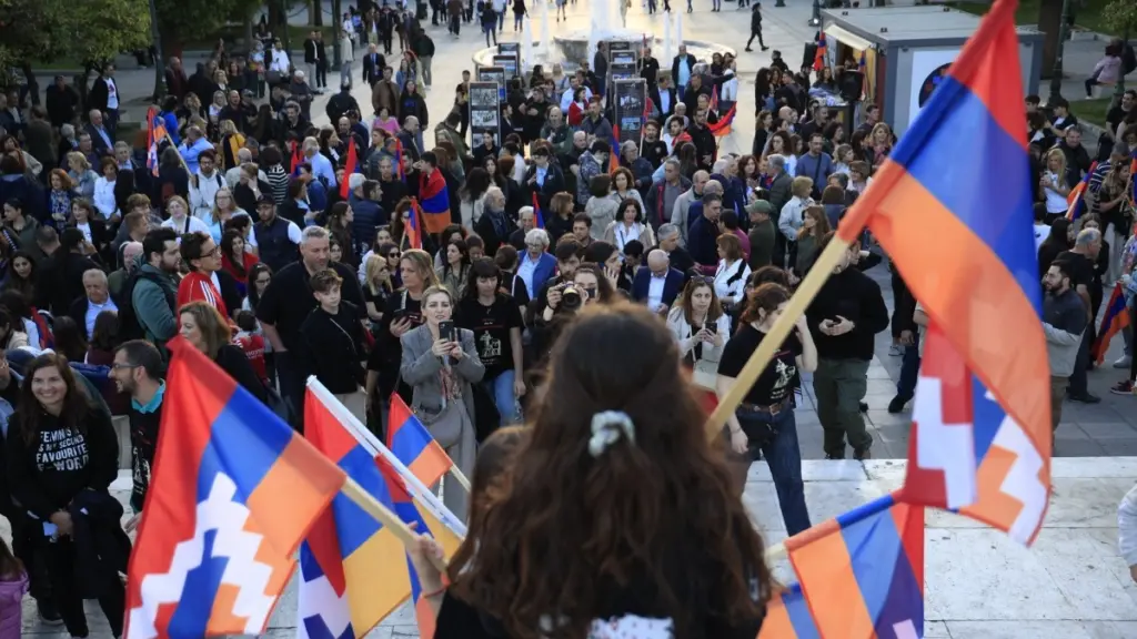 Διακοπή κυκλοφορίας στην οδό Ρηγίλλης λόγω συγκέντρωσης συλλογικοτήτων για την επέτειο της γενοκτονίας των Αρμενίων
