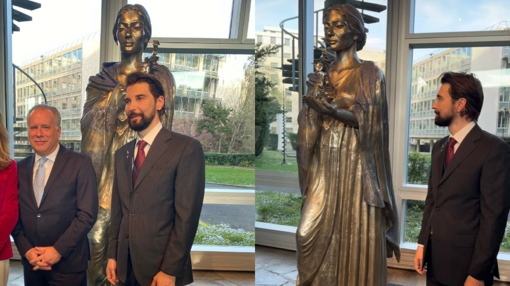 Παρίσι: Άγαλμα της Μαρίας Κάλλας κοσμεί το κεντρικό κτίριο της UNESCO – Βίντεο
