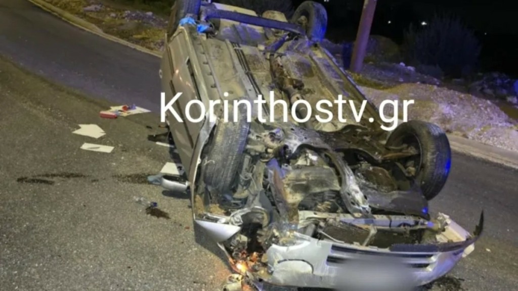 Κόρινθος: Σοβαρό τροχαίο στον κόμβο Λουτρακίου – Από θαύμα γλύτωσε ο οδηγός (Φωτογραφίες)