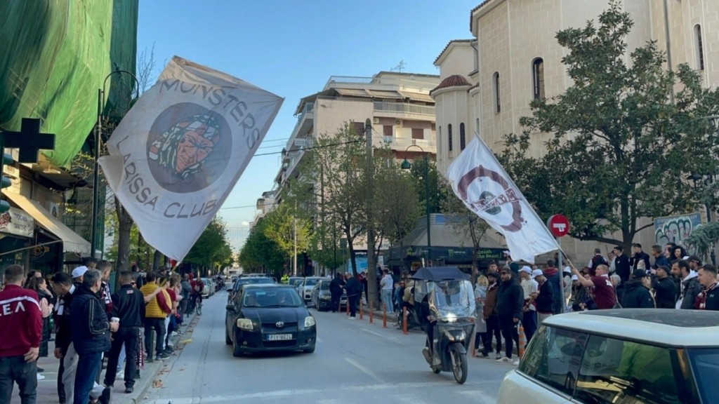 Σε πανηγυρικούς ρυθμούς κινείται η Λάρισα μετά την άνοδο της ΑΕΛ στη Super League (vid)