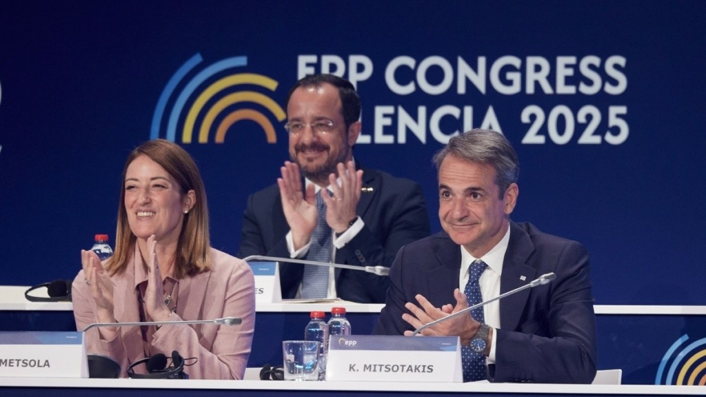 Μητσοτάκης: Συνάντηση με Μέτσολα, Κρίστερσον και Βίρκουνεν στη Βαλένθια