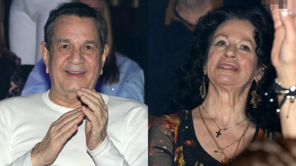 Σταμάτης Σπανουδάκης: Σπάνια βραδινή έξοδος με τη σύζυγό του, Ντόρη – Φωτογραφίες