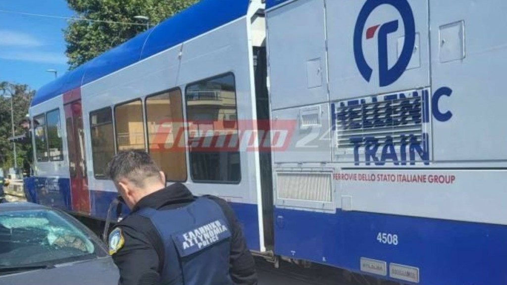 Πάτρα: Τρένο συγκρούστηκε με Ι.Χ.- Στο νοσοκομείο η οδηγός του αυτοκινήτου (pics & vid)