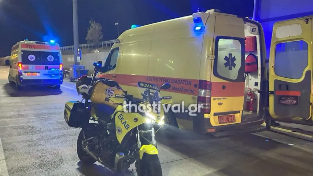 Θεσσαλονίκη: Τροχαίο με μηχανή στη Λεωφόρο Νίκης – Ένας 60χρονος στο ΑΧΕΠΑ