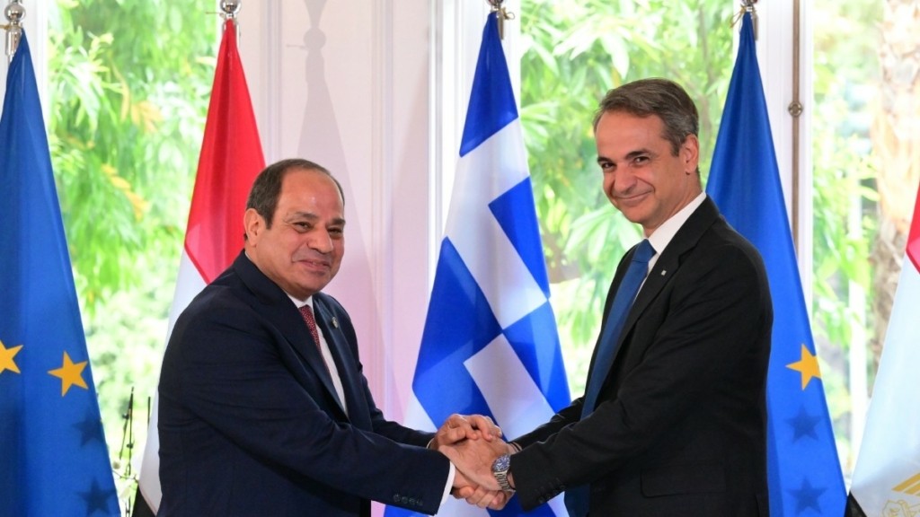 Κυριάκος Μητσοτάκης: Τηλεφωνική επικοινωνία με τον πρόεδρο της Αιγύπτου Άμπντελ Φατάχ Αλ Σίσι