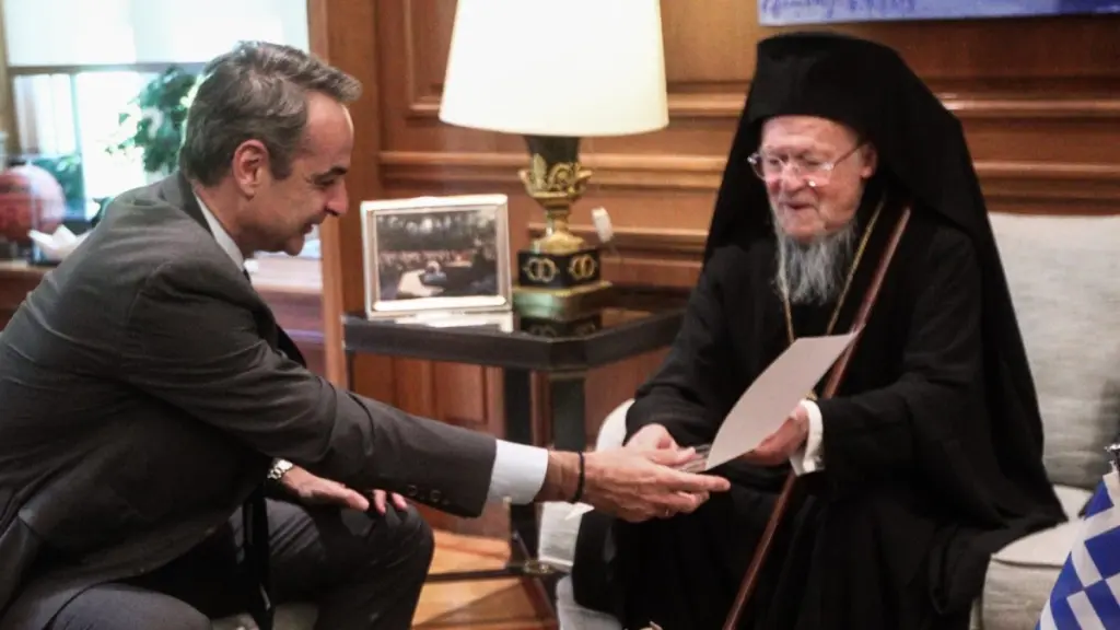 Η φωτογραφία που χάρισε ο Οικουμενικός Πατριάρχης στον Κυριάκο Μητσοτάκη