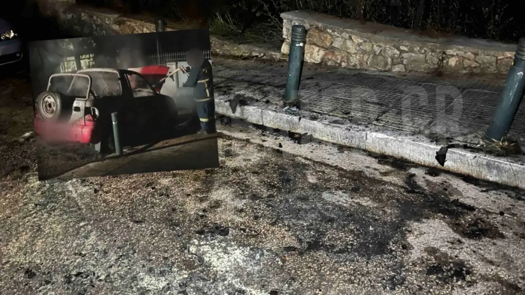 Μυστήριο στο Μετς: Απανθρακωμένος άνδρας μέσα σε φλεγόμενο τζιπ – Στη θέση του συνοδηγού με σπασμένα άκρα (Βίντεο)