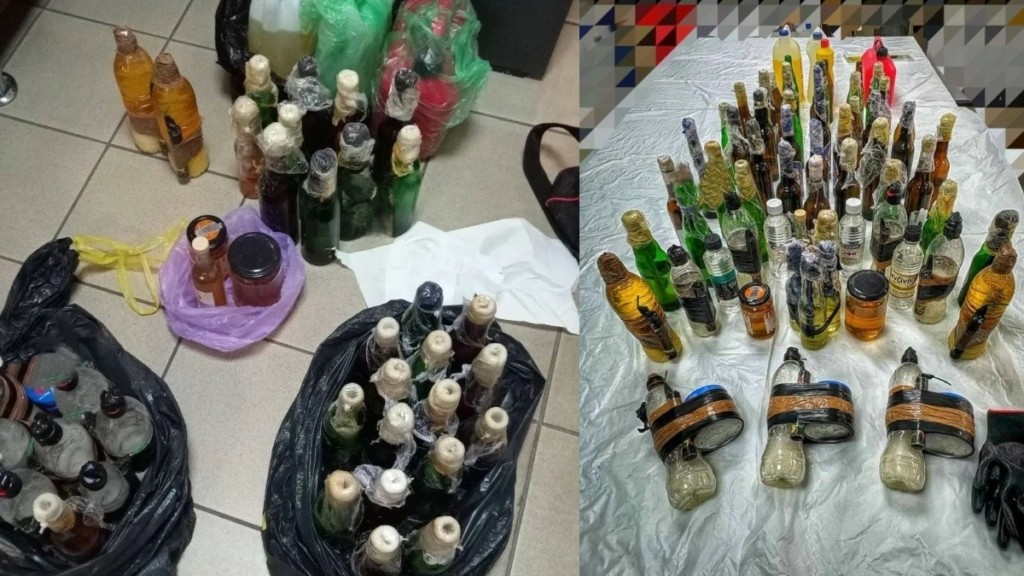 ΑΠΘ: Εντοπίστηκαν και κατασχέθηκαν αυτοσχέδιες μολότοφ (Φωτογραφίες)