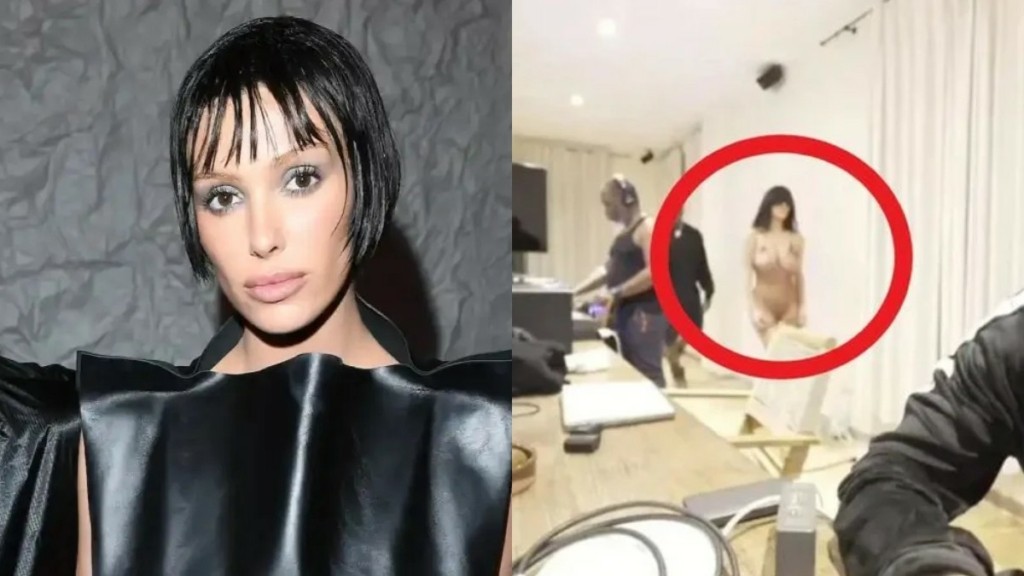 Η Μπιάνκα Σενσόρι εμφανίστηκε με διάφανο φόρεμα κατά τη διάρκεια ενός livestreaming (vid)