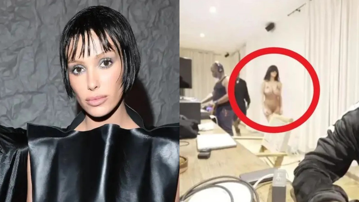 Η Μπιάνκα Σενσόρι εμφανίστηκε με διάφανο φόρεμα κατά τη διάρκεια ενός livestreaming (vid)