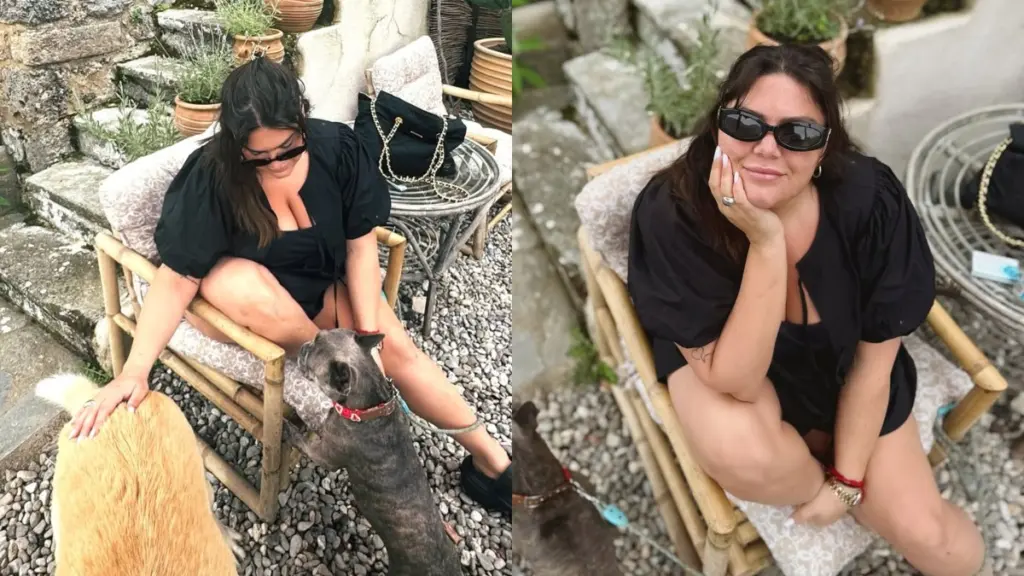 Δανάη Μπάρκα: Ξεκίνησαν οι διακοπές μετά το τέλος της εκπομπής της – Δείτε φωτογραφίες