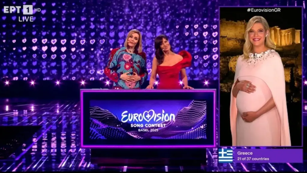 Eurovision 2025: Η Τζένη Θεωνά με φουσκωμένη κοιλιά στον τελικό – Στη Γαλλία το ελληνικό 12άρι