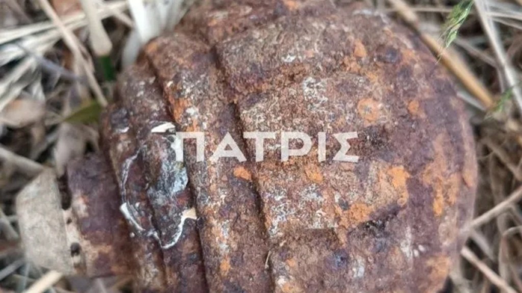 Ιεράπετρα: Εντοπίστηκε σπάνια χειροβομβίδα του Α’ Παγκοσμίου Πολέμου