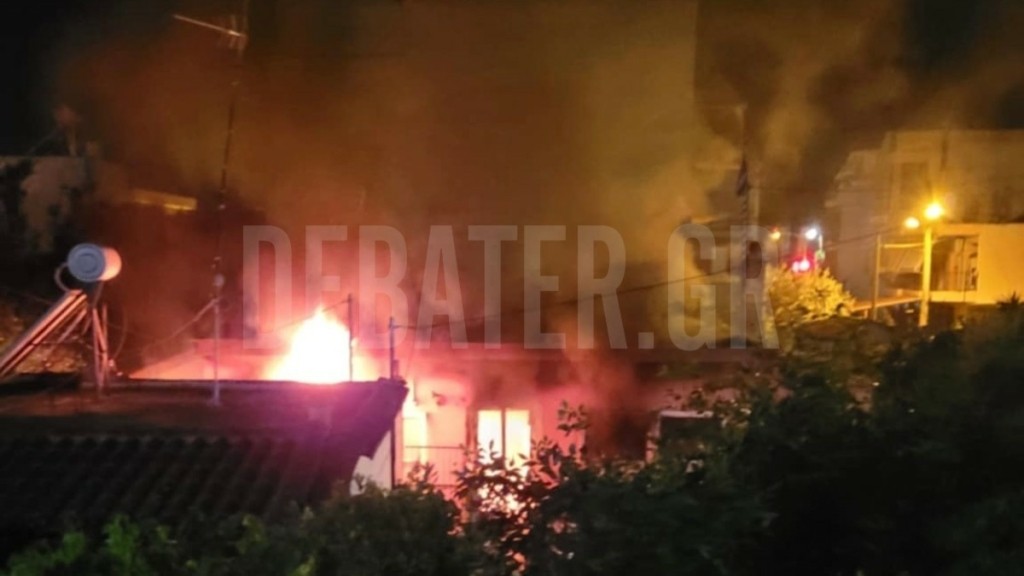 Λαμία: 39χρονος απειλούσε τους πάντες με μαχαίρι μετά από φωτιά στο σπίτι του