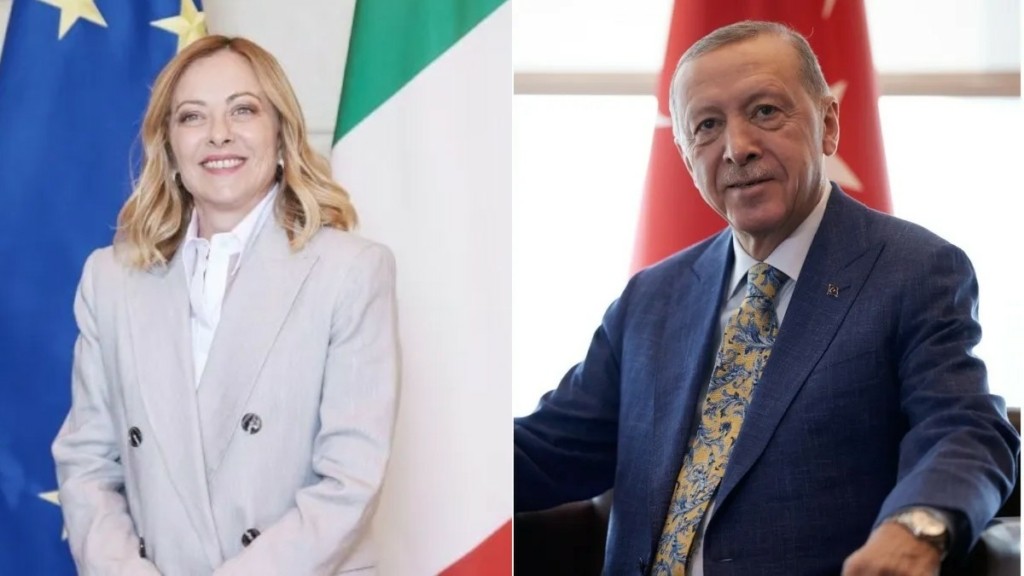 Τηλεφωνική επικοινωνία Μελόνι – Ερντογάν για το ουκρανικό