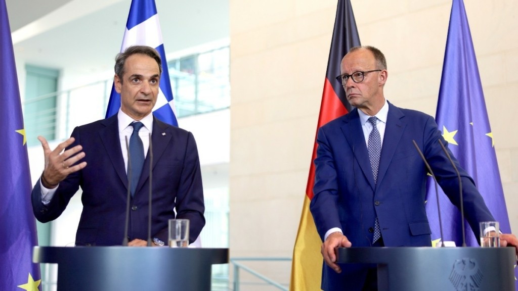 Μητσοτάκης: Η Ελλάδα ελκυστικός προορισμός για γερμανικές επενδύσεις – Μερτς: Έχουμε τεράστιο σεβασμό για την Ελλάδα