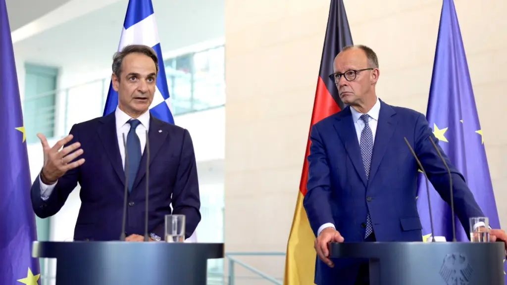 Μητσοτάκης: Η Ελλάδα ελκυστικός προορισμός για γερμανικές επενδύσεις – Μερτς: Έχουμε τεράστιο σεβασμό για την Ελλάδα