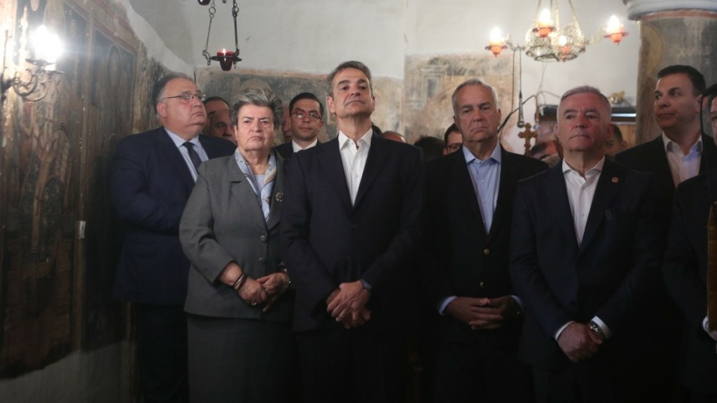 Μητσοτάκης: Στην Παιανία για τον εορτασμό του Αγίου Αθανασίου (φωτογραφίες)