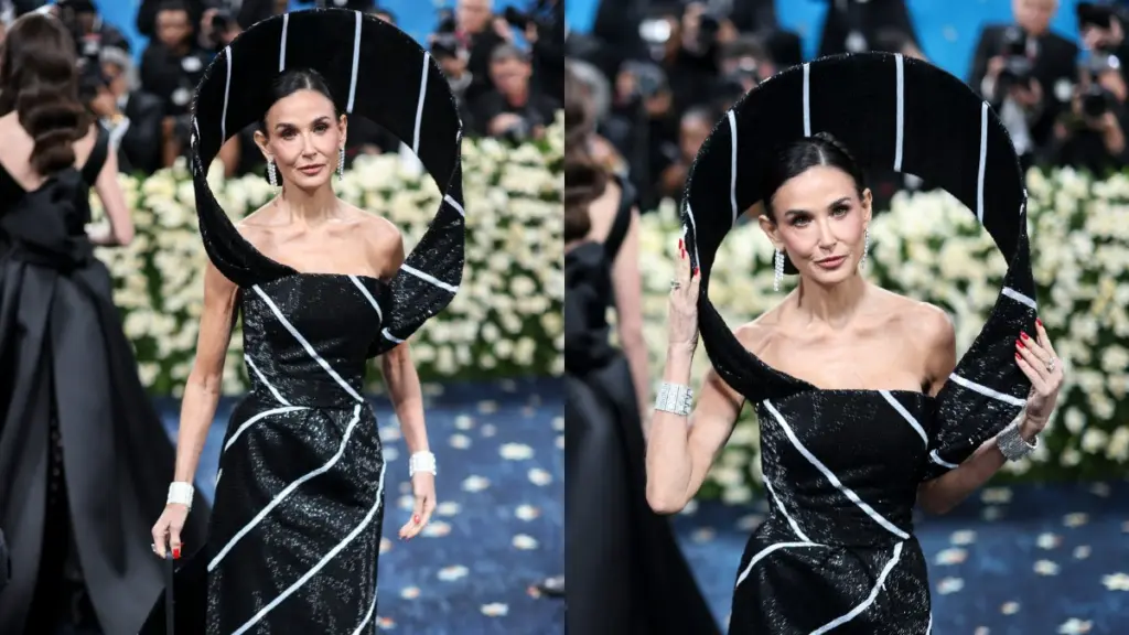 Met Gala 2025: Η Nτέμι Μουρ έκλεψε τις εντυπώσεις με δημιουργία-έργο τέχνης (pics)