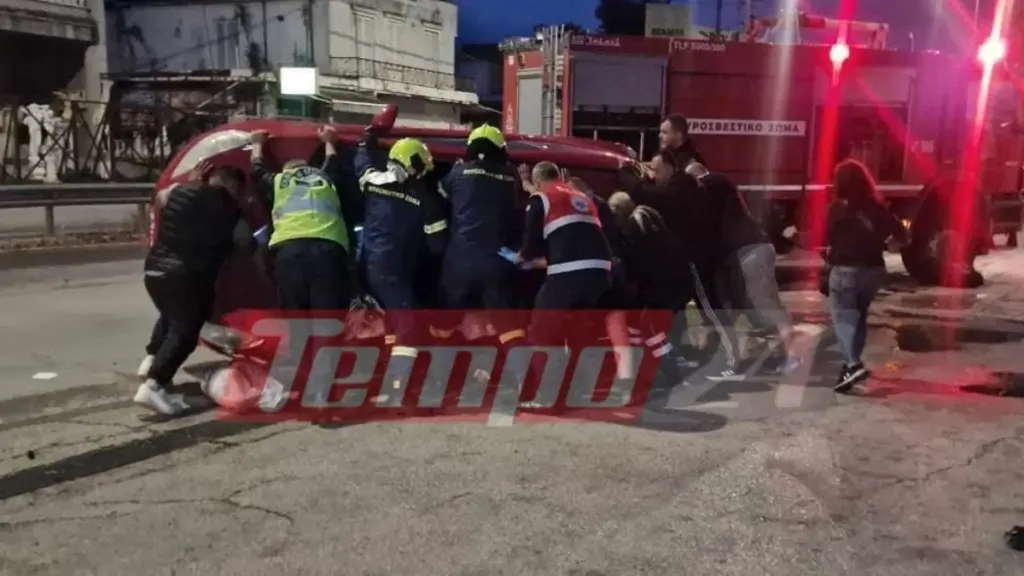 Σοκαριστικό τροχαίο στην Πάτρα: Οδηγός αιμορραγούσε για μισή ώρα εγκλωβισμένος στο όχημα του (Φωτογραφίες)