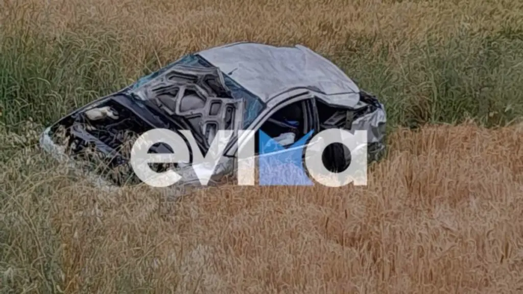Εύβοια: Νεκρός 62χρονος σε τροχαίο – Το αυτοκίνητο του κατέληξε σε χωράφι (Βίντεο)