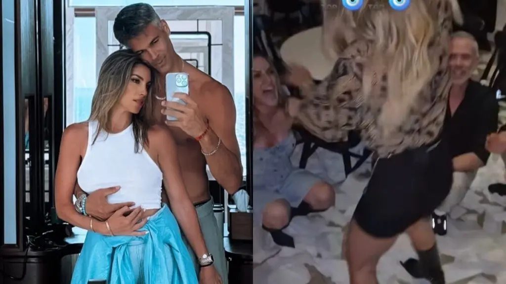 Ζεϊμπέκικο πάθους για την Αθηνά Οικονομάκου μπροστά στον Μπρούνο Τσερέλα – Βίντεο