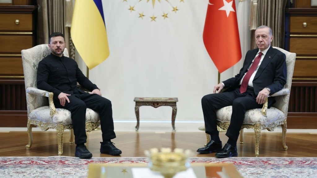 Βολοντίμιρ Ζελένσκι: Ολοκληρώθηκε η συνάντηση με τον Ερντογάν στην Άγκυρα