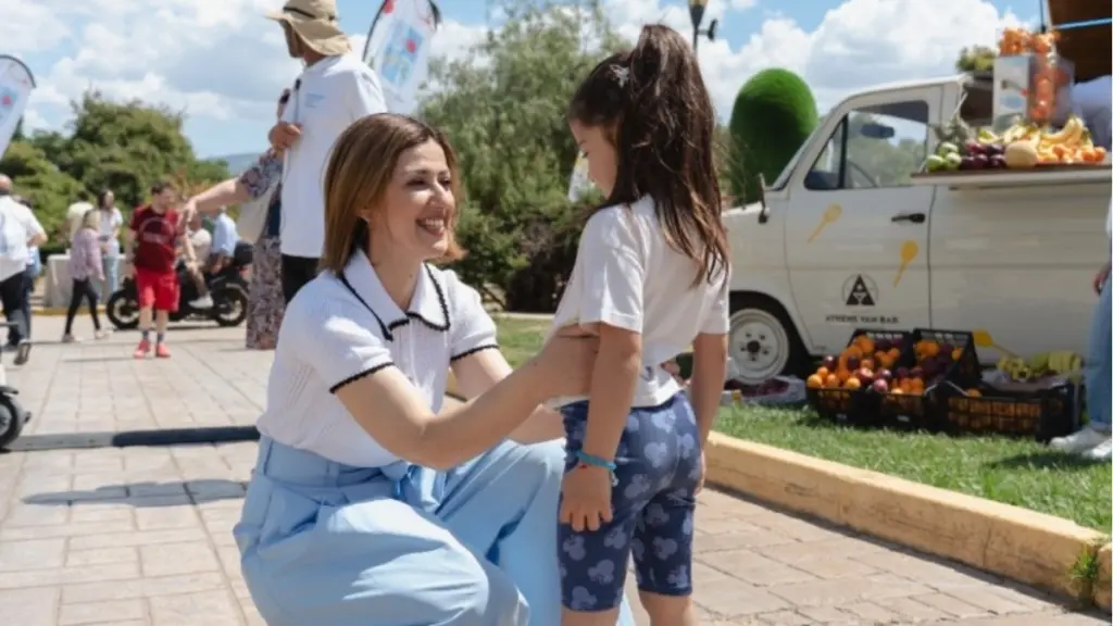 Ειρήνη Αγαπηδάκη: Βρέθηκε στο Γαλάτσι στο πλαίσιο της Εθνικής Δράσης κατά της Παιδικής Παχυσαρκίας