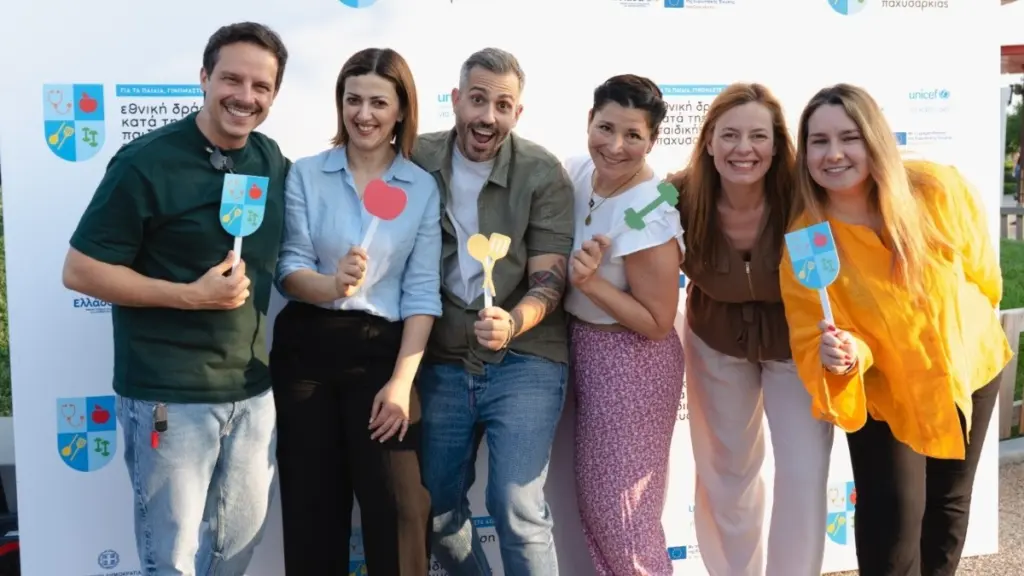 Η Ειρήνη Αγαπηδάκη στην Ανατολική Αττική για την Εθνική Δράση κατά της Παιδικής Παχυσαρκίας 