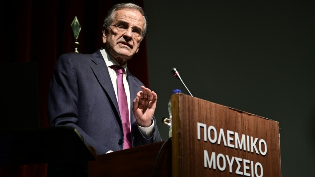 Αντώνης Σαμαράς: Έχουμε ήρεμα νερά με την Τουρκία όχι επειδή δεν προκαλούν αλλά επειδή δεν αντιδρούμε