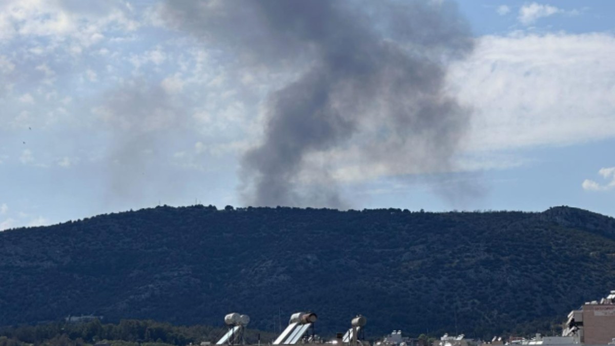 Φωτιά σε οικοπεδικό χώρο στον Ασπρόπυργο