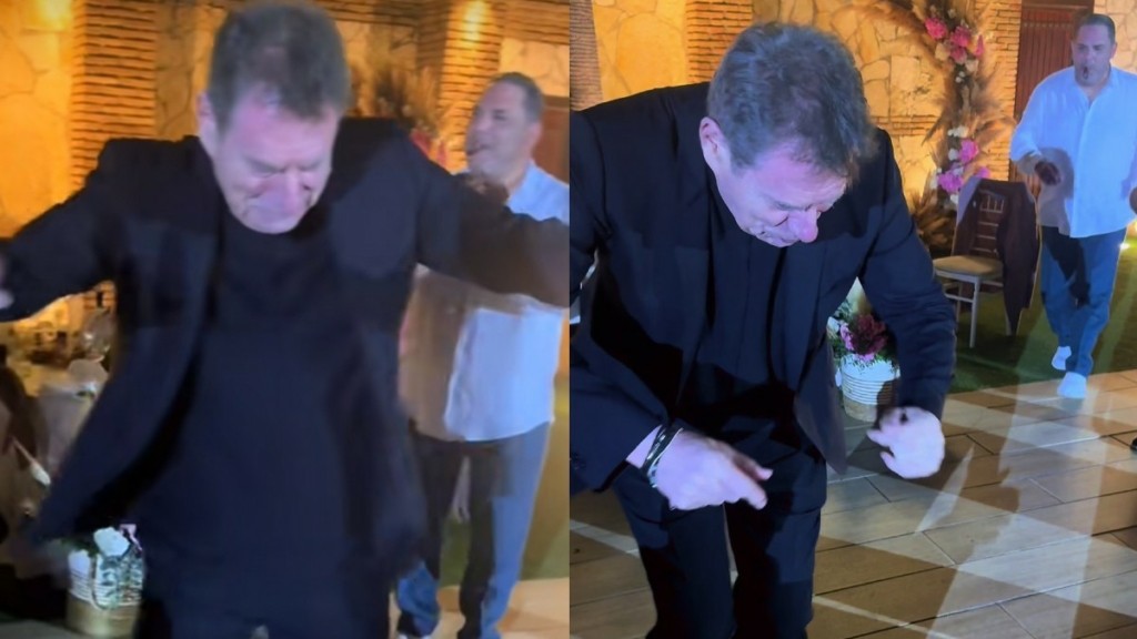 Άγγελος Διονυσίου: Το ζεϊμπέκικο στον γάμο του αδελφού του με τραγούδι του πατέρα τους (vid)