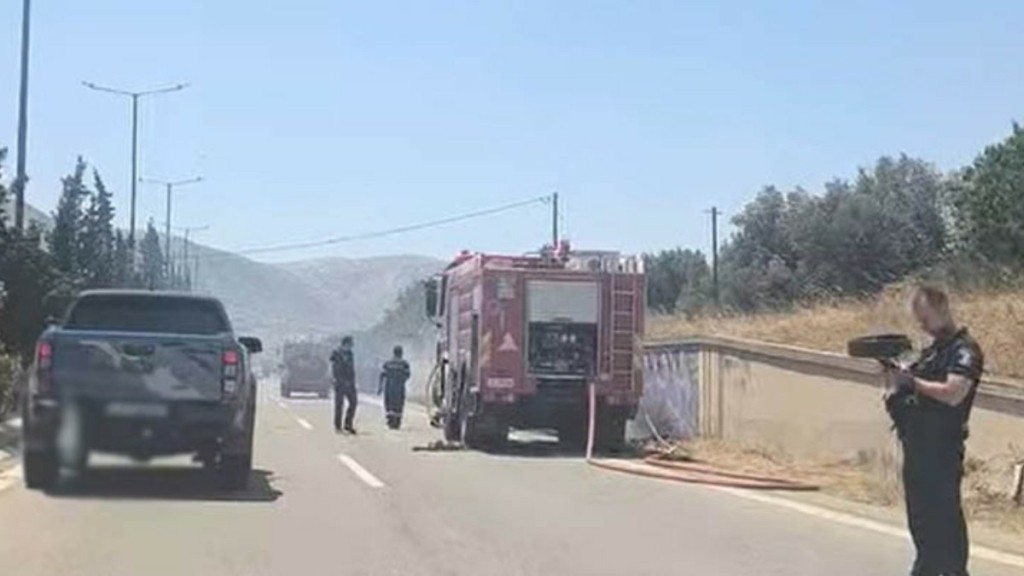 Και δεύτερη φωτιά στην Κερατέα, στην περιοχή Μπουζαλάδες