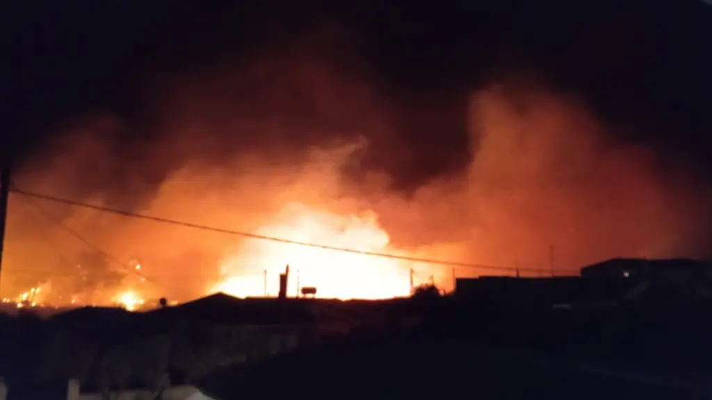 Φωτιά σε αγροτοδασική έκταση στο Συκούριο Λάρισας
