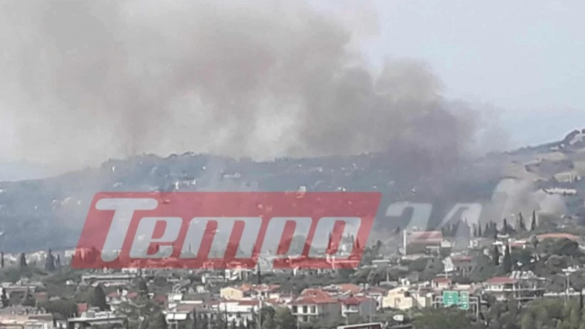 Πάτρα: Φωτιά σε χαμηλή βλάστηση στην Περιμετρική Οδό (Φωτογραφία)
