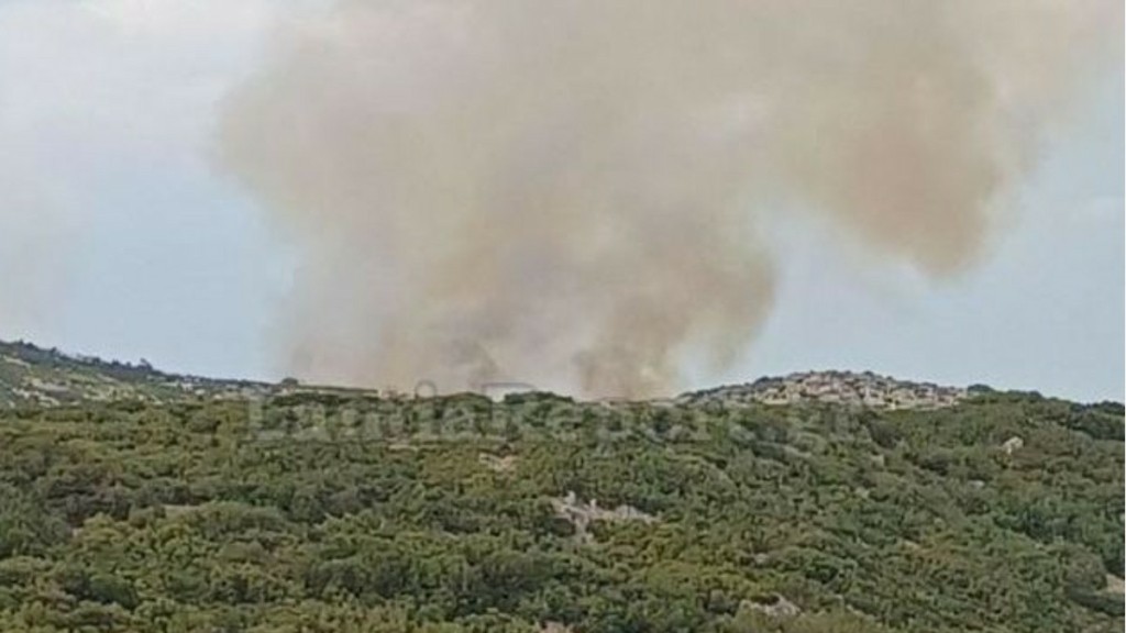 Φωτιά στο όρος Όθρυς στη Φθιώτιδα – Σηκώθηκαν εναέρια μέσα