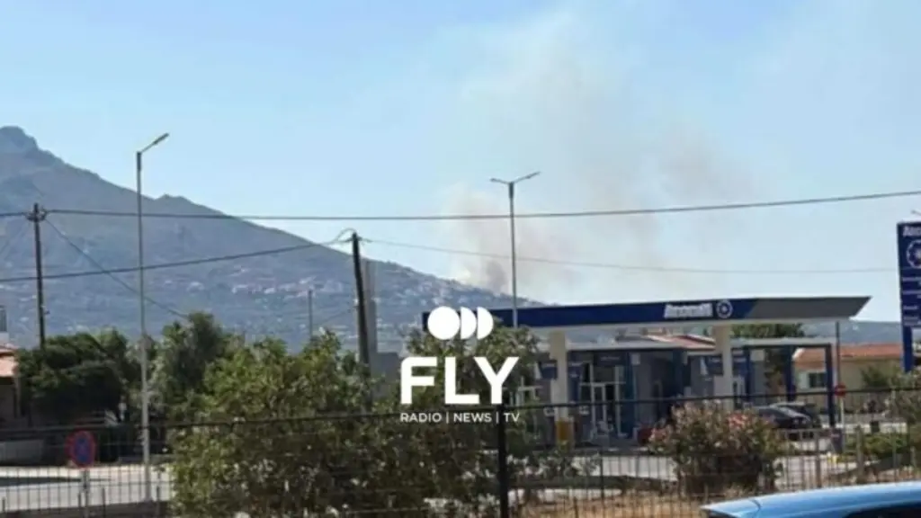 Φωτιά στη Λακωνία, κοντά στον Άγιο Νικόλαο – Σηκώθηκε τρία εναέρια μέσα