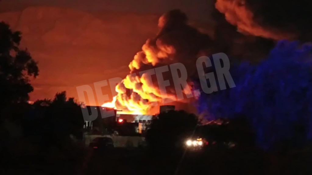 Φωτιά στα Μέγαρα: Σώες απεγκλωβίστηκαν δύο γυναίκες