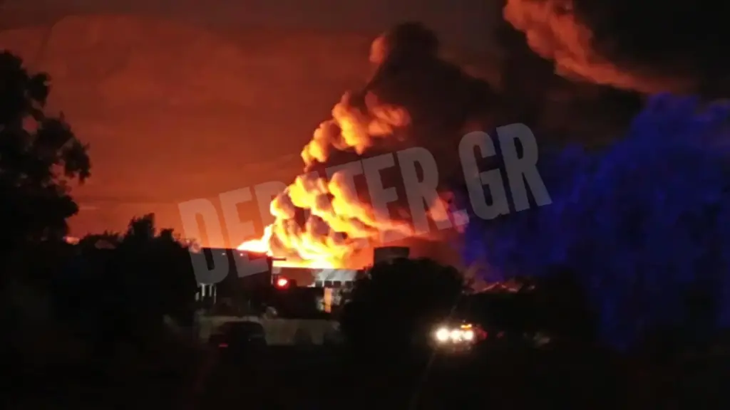 Φωτιά στα Μέγαρα: Σώες απεγκλωβίστηκαν δύο γυναίκες