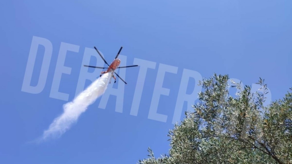 Φωτιά σε υπαίθριο χώρο κοντά στο Σισμανόγλειο – Περιορίστηκε το μέτωπο(Εικόνες)