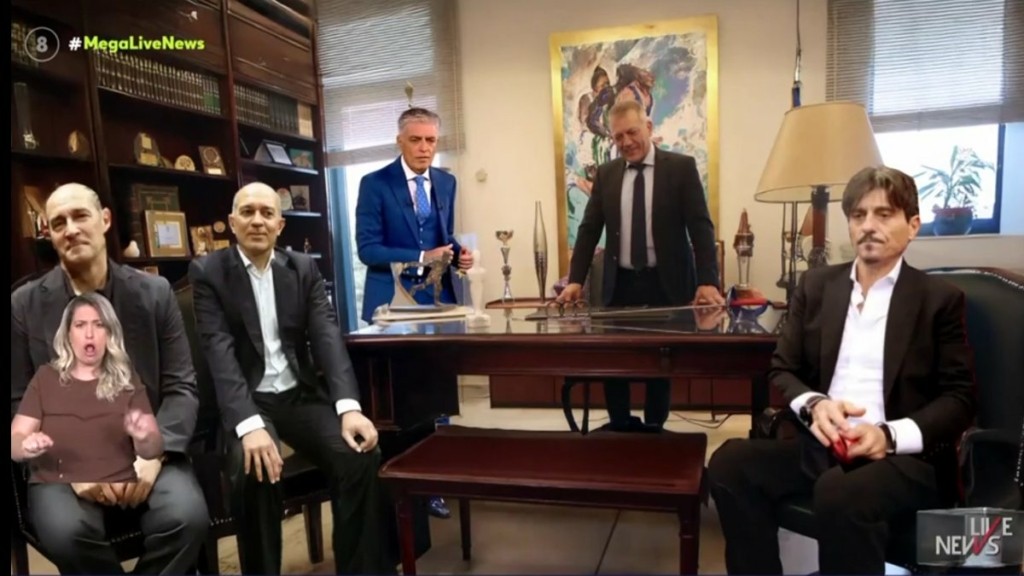 “Παρέμβαση” Ευαγγελάτου στην… εικονική συνάντηση Γιαννακόπουλου – Βρούτση – Αγγελόπουλων (Βίντεο)