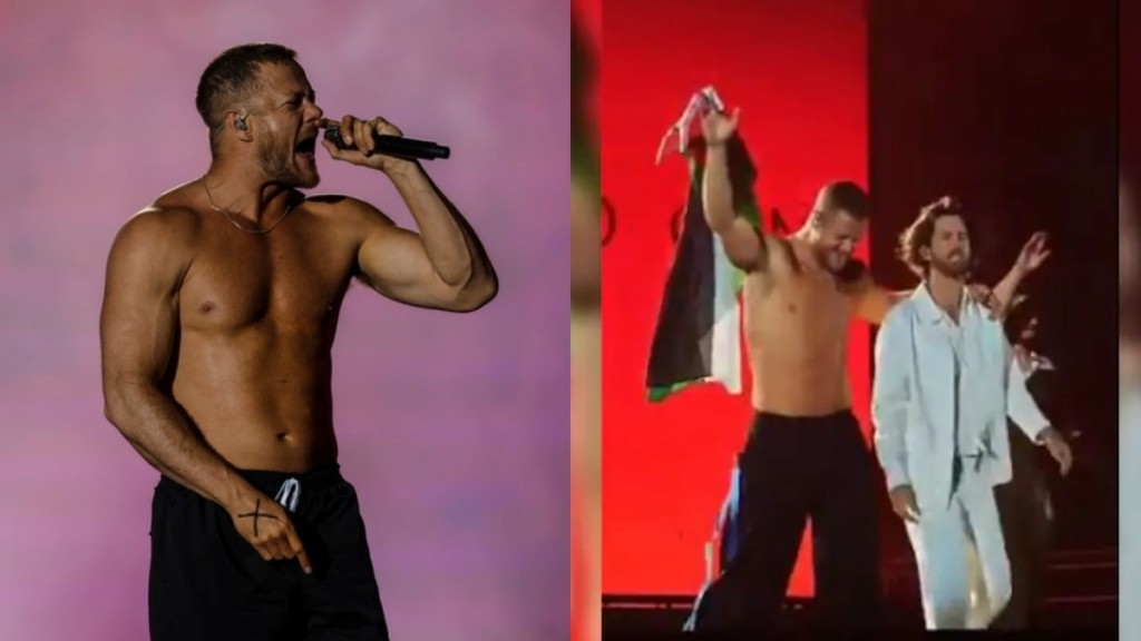 Imagine Dragons: Σήκωσαν σημαία της Παλαιστίνης στο τέλος της συναυλίας τους – Δείτε βίντεο