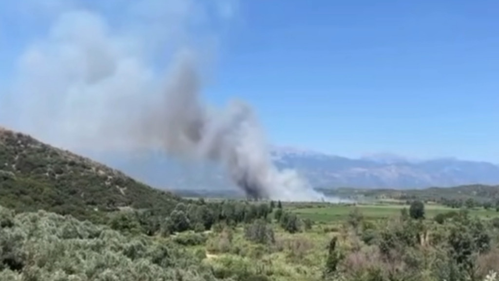 Φωτιά στο Λευκόχωμα Λακωνίας: Σηκώθηκαν 4 εναέρια, ήχησε το 112 – “Παραμείνετε σε ετοιμότητα” (Βίντεο)