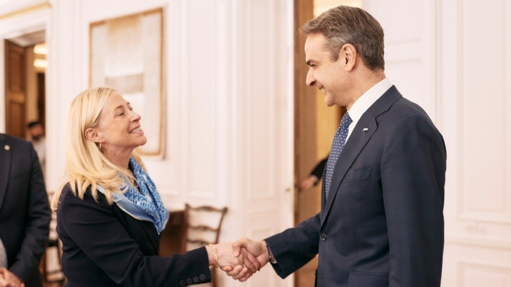 Κυριάκος Μητσοτάκης: Συναντήθηκε με την Πρόεδρο του Πανεπιστημίου Yale Maurie McInnis (Βίντεο)